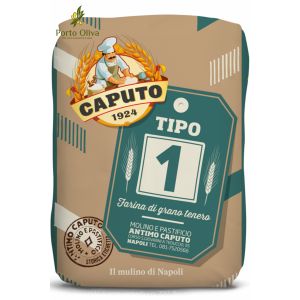 Мука для серого хлеба из мягких сортов пшеницы Caputo Tipo 1, 5кг