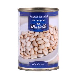 Фасоль консервированная белая Испанская Masiello, 400г