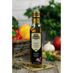 Оливковое масло с чесноком Basso, 250мл