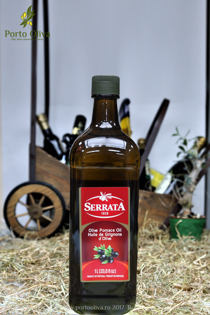 Масло оливковое Serrata Pomace olive oil, 1л фото
