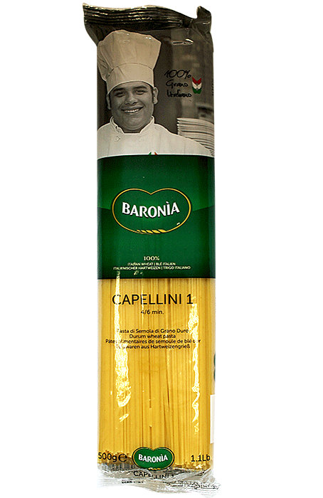 Макароны Baronia Capellini (Капеллини) No.1 500г фото