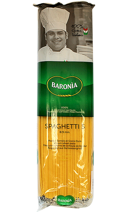 Макароны Baronia Spagetti (Спагетти) No.5 500г фото