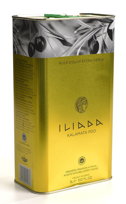 Масло оливковое премиум ILIADA PDO Kalamata 3л фото